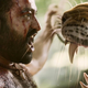 Bheem facing off with a tiger.